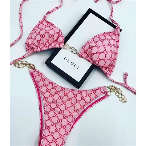 gucci women's swimsuit|women gucci bikini.